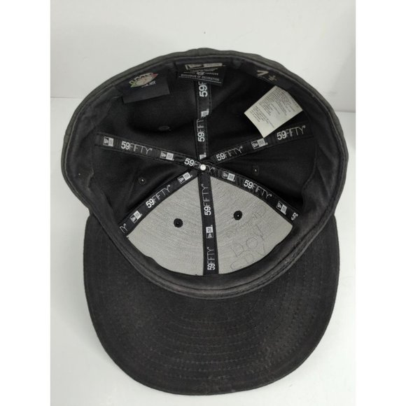 LMB New Era 59Fifty Vaqueros Unión Laguna fitted Black Cap Hat 7 1/2 - Picture 8 of 11